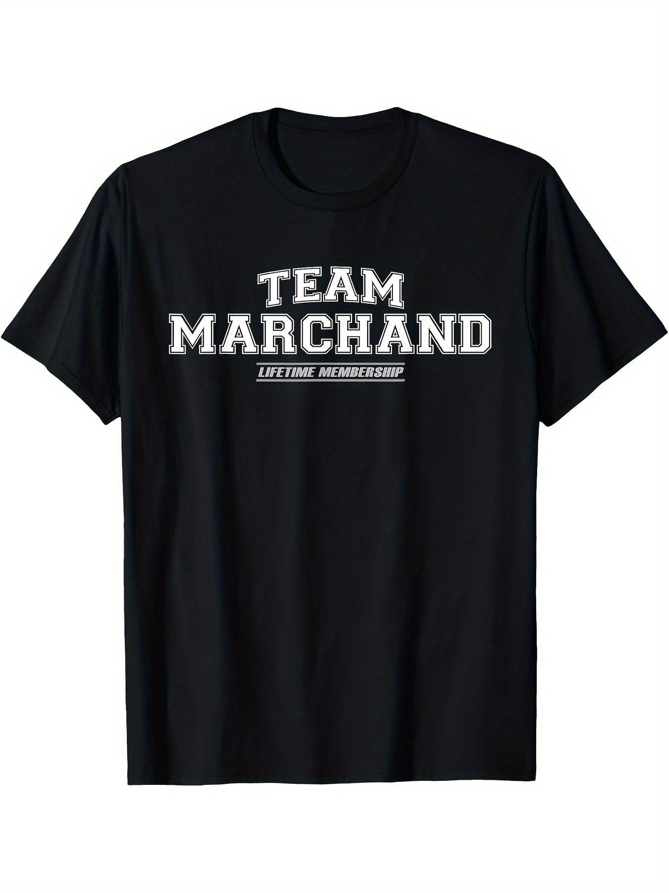 T-shirt Team Marchand Noir